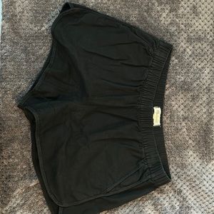 Madewell shorts, black, size S